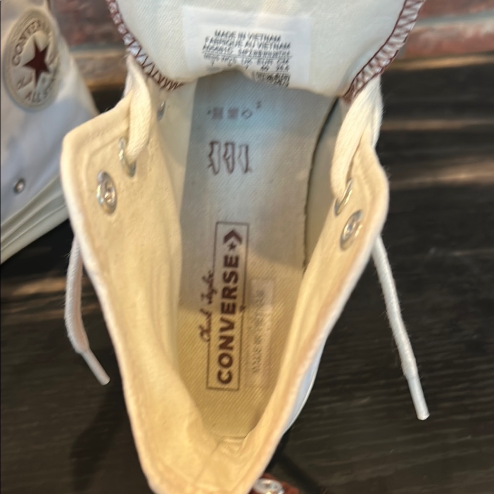 Retro Converse Chuck 70 High ‘Clubhouse High-Top Sneakers with Logo cream - Picture 12 of 15